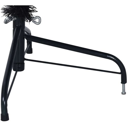 VidaXL Umjetno predsvijetljeno božićno drvce Crna 180 cm PVC Slike