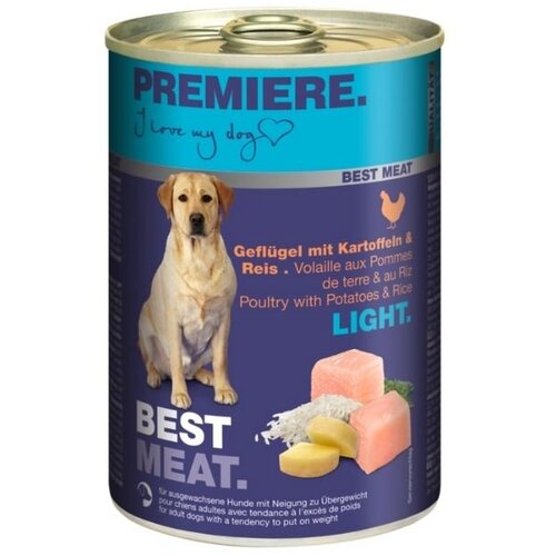 Premiere Dog Best Meat Light Perutnina/Krompir/Riž 400g konzerva Cene