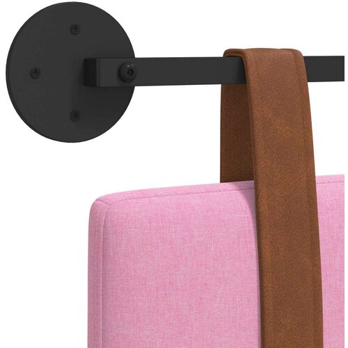  Držeće uzglavlje Zidne Ružičasta 170 x 55 x 5 cm Antikni PU - Ružičasta 160 cm bez LED Slike