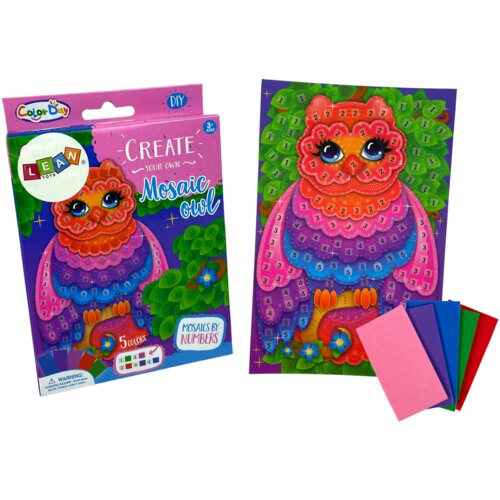 DIY Coloured Mosaic Peeling Owl Set Cijene