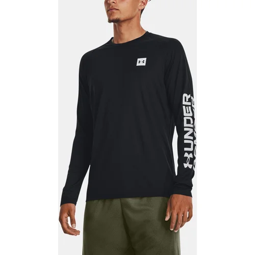 Under Armour T-Shirt UA Tech Prt Fill LS-BLK - Men