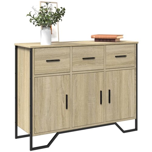 Komoda boja hrasta sonome 97x32,5x74,5 cm od konstruiranog drva Cijene