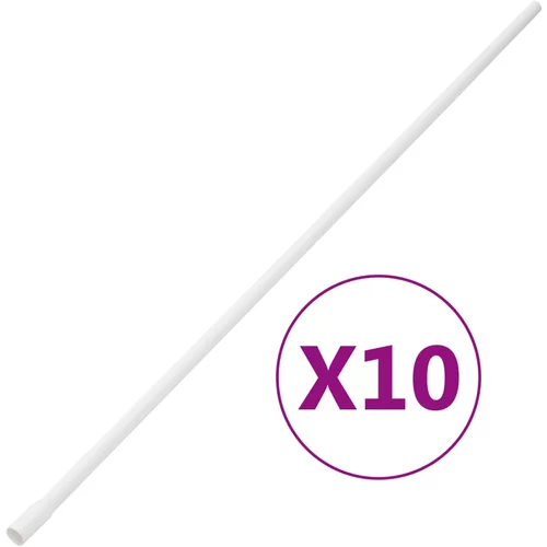 vidaXL Kabelska cev s sponkami Ø16 mm 10 m PVC