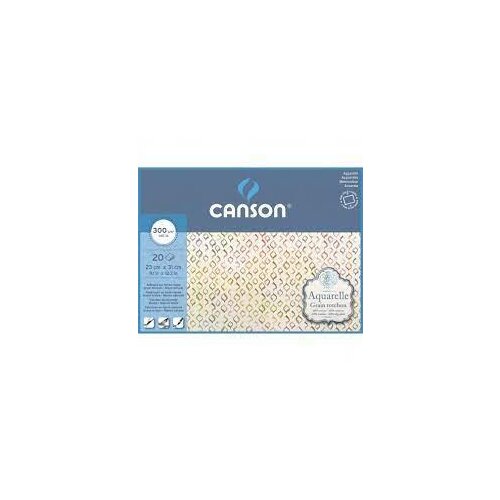 Canson Blok akvarelni Aquarelle 23x31 cm 300 g, 20 listni, Rough, (22005325) Cene