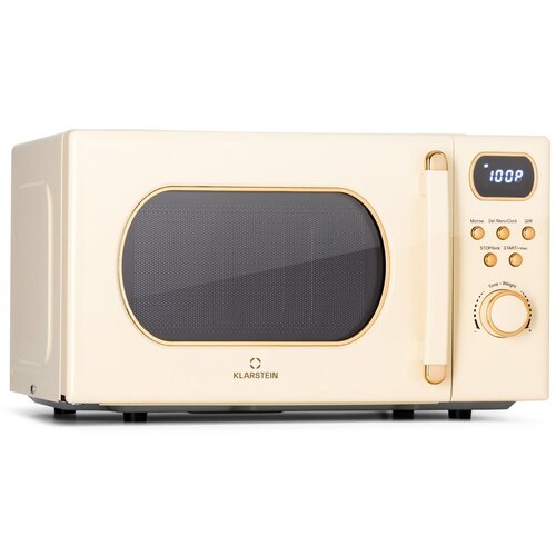 Klarstein Julieta, mikrovalovna pečica z žarom, 20l, 700 / 800 W, Ø25,5 cm, 8 programov Cene