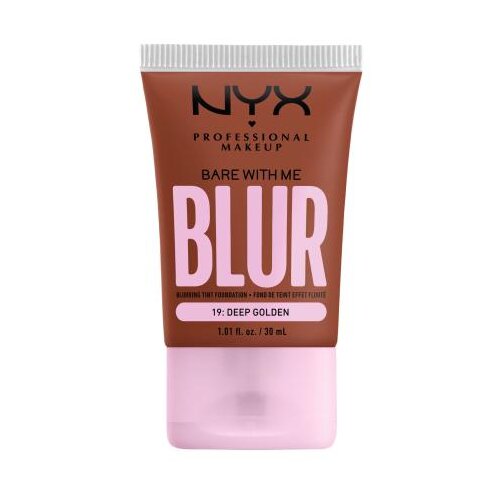 NYX Professional Makeup Bare With Me Blur Tint Foundation puder mješovita 30 ml Nijansa 19 deep golden Cijene