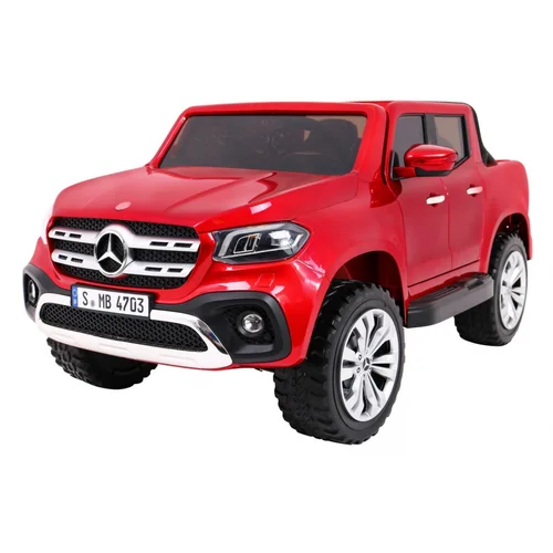  Licencirani auto na akumulator Mercedes Benz X-Class MP4  - crveni/lakirani