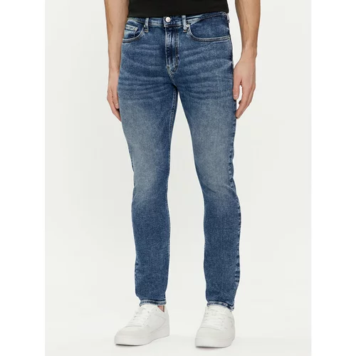 Calvin Klein Jeans Jeans hlače J30J324810 Modra Skinny Fit