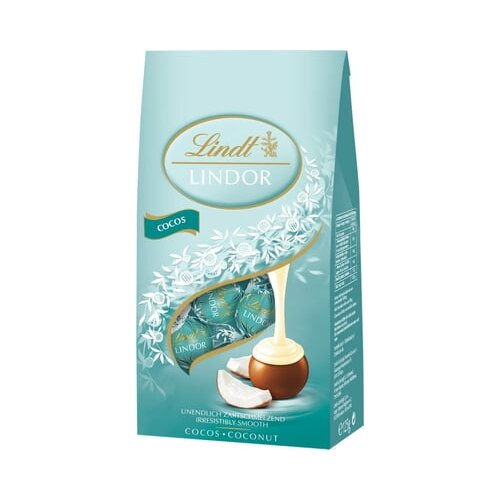 Lindt Lindor krogle Cocos vrečka Slike