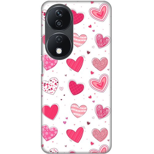 torbica silikonska print skin za honor X7b pink hearts Slike