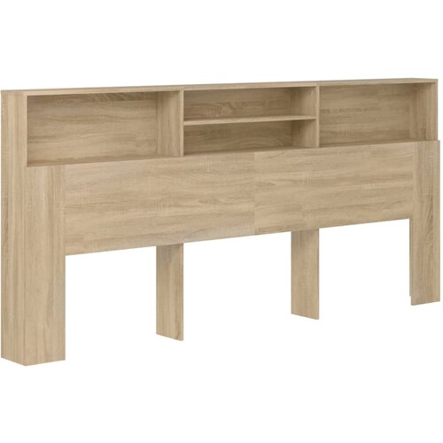Maison Chic vzglavna omarica - nočna omarica - posteljna omarica sonoma hrast 220x19x103,5 cm, (21705660) Slike