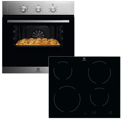 Electrolux set EOH2H00BX rerna + EHF6240IOK ploča Slike
