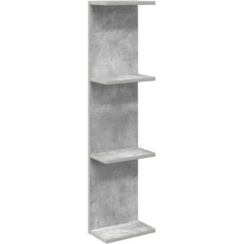  Polica na zidu Betonska siva 22 x 15 x 100 cm Konstruirano drvo Slike