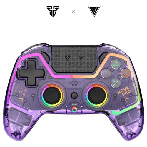 Oblivion gaming oprema Joypad wireless Fantech WGP14V2 NOVA PRO multiplatform RGB CLEAR ljubicasti Cene