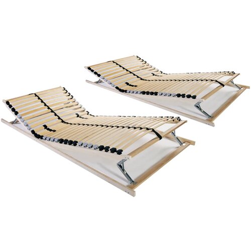 VidaXL Letveno posteljno dno 2 kosa z 28 letvicami 7 con 70x200 cm Slike