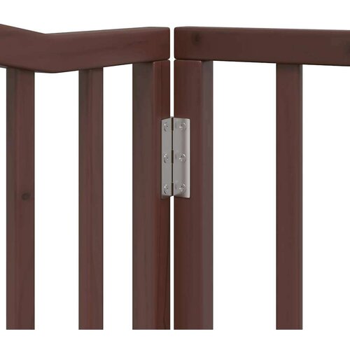 VidaXL Vrata za pse s vrata&amp;scaron;cima 12 panela sklopiva 960 cm drvo topole Slike