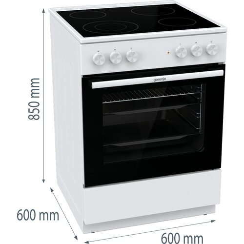 Gorenje električni &amp;scaron;poret /keramička ploča GEC6A41WC Slike
