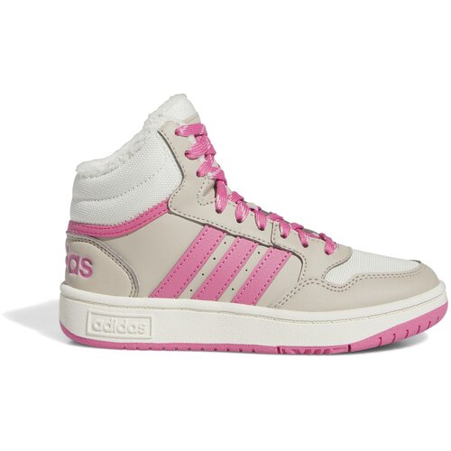Adidas Čevlji Hoops Mid 3.0 Shoes Kids IF7739 Wonbei/Pnkfus/Owhite Slike