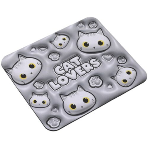 i-Total podloga za mi&scaron;a 3D cat siva XL2552D Cene
