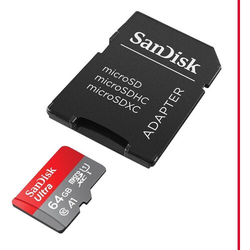 San Disk Micro SD 64GB Ultra GO, 140 MB/s A2+ SD adapter Cijene