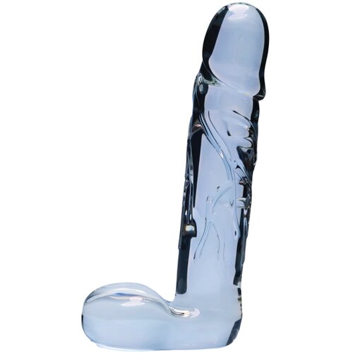 Clarity Seraphic Opus - stakleni G-točka dildo (prozirno) Slike