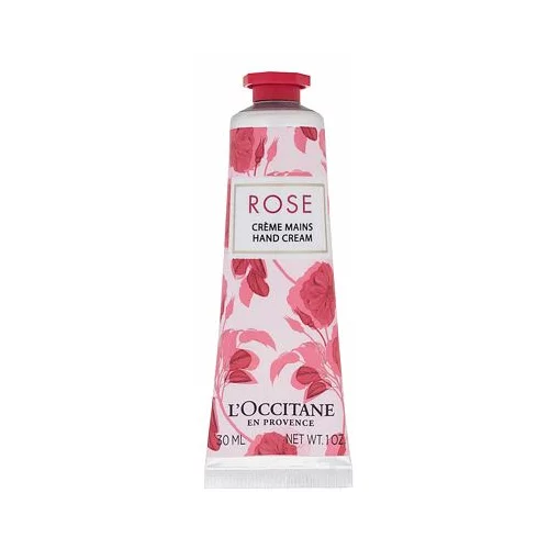 L'occitane Rose Hand Cream krema za roke 30 ml za ženske
