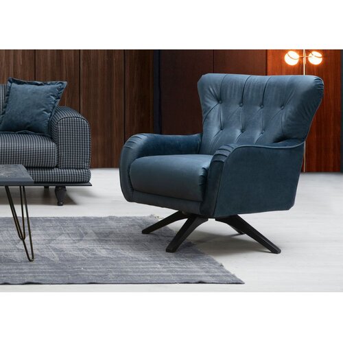Atelier Del Sofa Fotelja wing ARREDO, Arredo - Navy Blue Slike