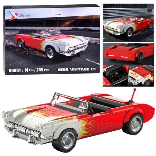  Automobil od građevinskih blokova, klasični hot rod roadster 249ele ZA5817 Cene