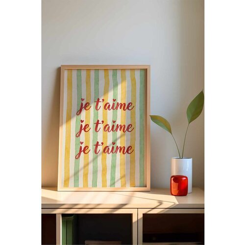 WALLXPERT Dekorativna slika u okviru - Multicolor MDF slika Cene
