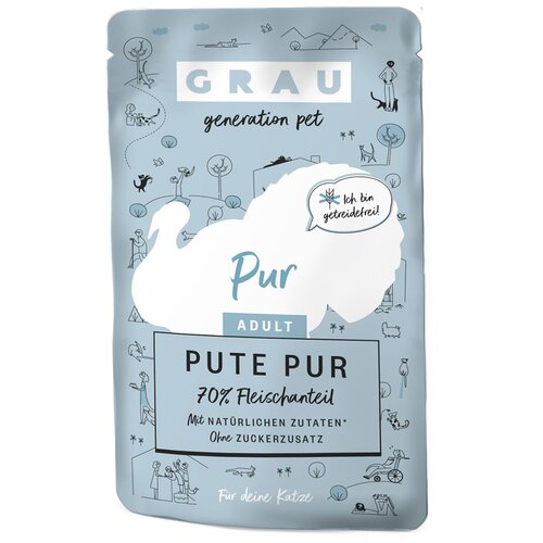 GRAU Adult bez žitarica 16 x 125 g - Puretina Slike