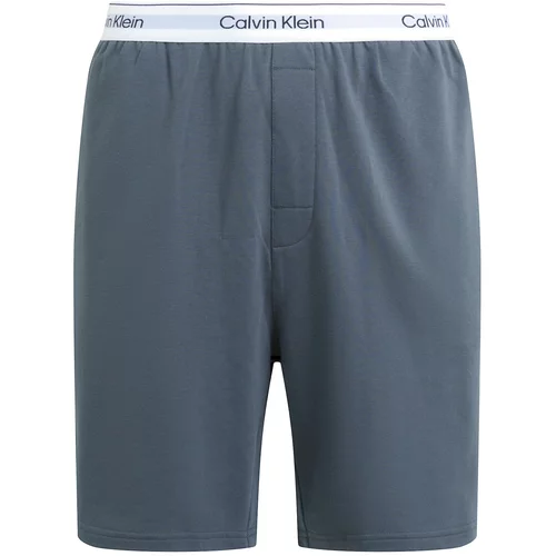 Calvin Klein Underwear Spodnji del pižame golobje modra / siva / črna / off-bela