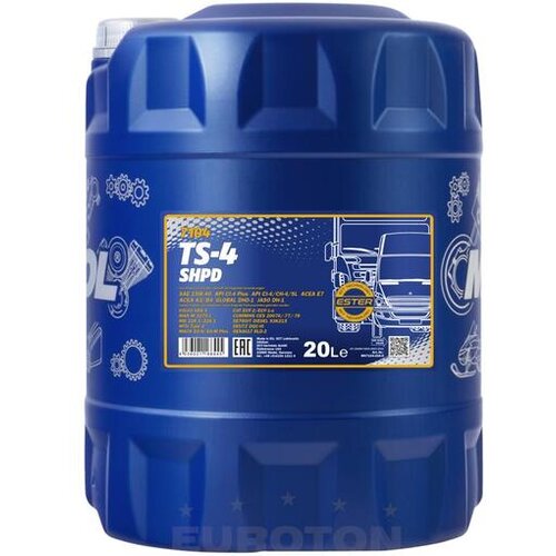 Mannol motorno olje 15W-40 TS-4 SHPD Extra, 20L MN7104-20 Slike