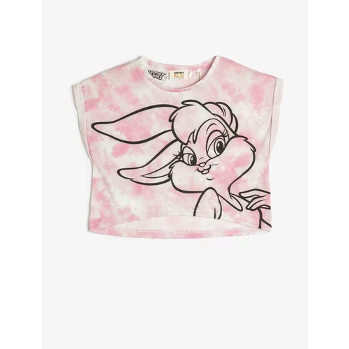 Koton T-Shirt - Pink - Oversize