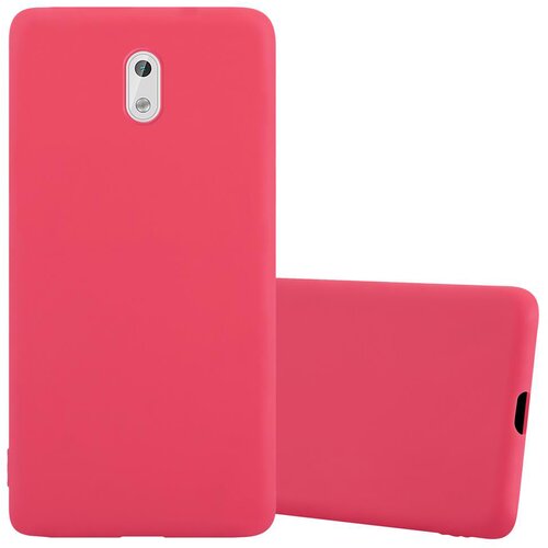 Cadorabo Ohi&scaron;je, združljiv z Nokia v Candy Red - Za&scaron;čitni pokrov iz fleksibilnega silikona TPU, (20573384) Cene