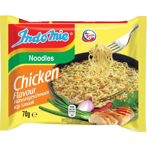 Indomie Instantna juha z rezanci z okusom pi&amp;scaron;čanca - 70 g Slike