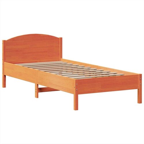 vidaXL Krevet s regalom za knjige bez madraca 100 x 200 cm od borovine Cijene