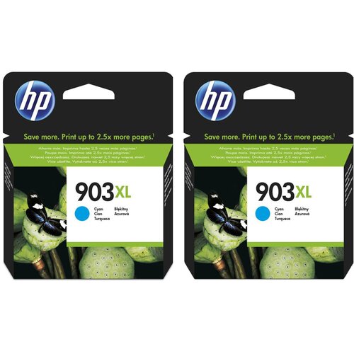 HP kartu&amp;scaron;a T6M03AE nr.903XL (modra), dvojno pakiranje, original Slike