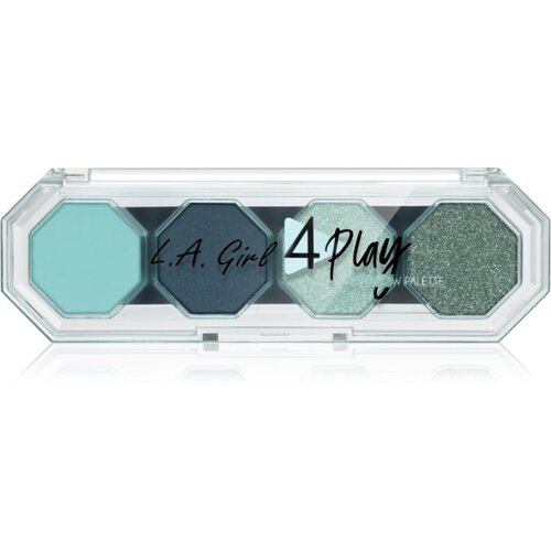 L.A. Girl Cosmetics 4 Play paleta senčil za oči odtenek All Nighter 3.2 g Cene