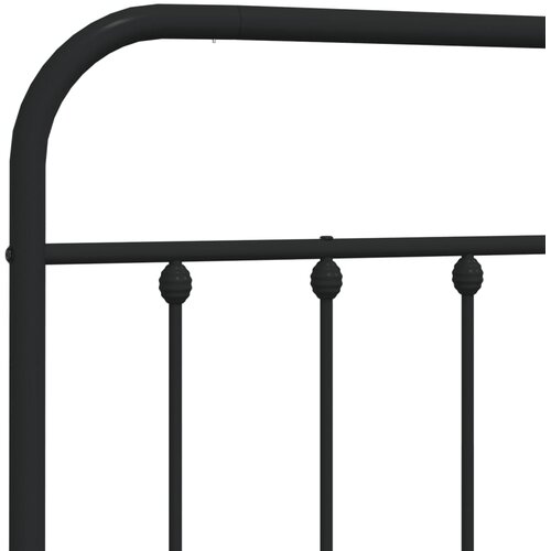  Metalno zamjensko uzglavlje crno 140 cm Slike