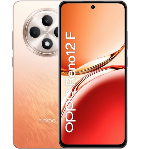 Oppo Reno12 F 4G Dvojna SIM 8GB/256GB (Oranžna) pametni telefon, (21522361) Cene