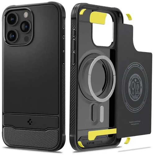 Spigen Rugged Armor MAG torbica kompatibilna s MAGSAFE za IPHONE 15 PRO MAX mat crna Cijene