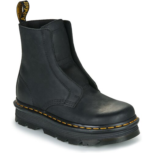 Dr. Martens Pol&amp;scaron;kornji ZebZag Lace Less Laceless Boot Black Wyoming Črna Slike