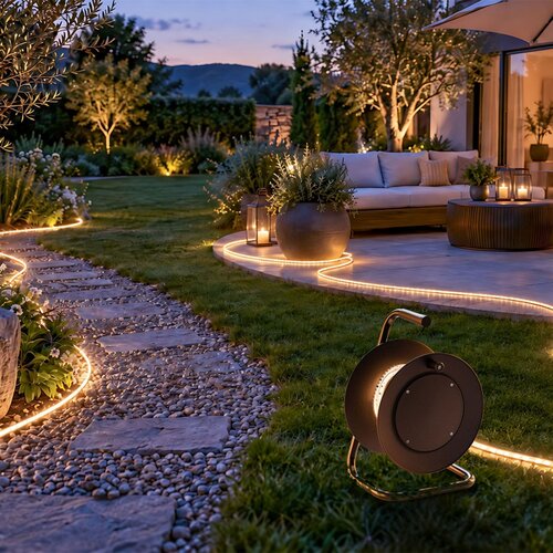  LED motalica 2835 230V 120LED 8W/m 600lm/m NW 8mm IP65 50met Slike