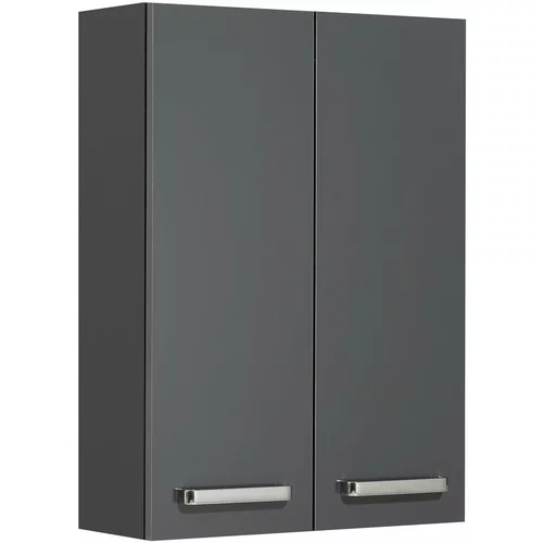 Pelipal Temno siva stenska kopalniška omarica 50x70 cm Set 311 - Pelipal