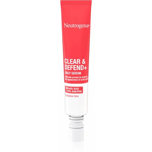 Neutrogena Clear & Defend+ serum za obraz proti aknam 30 ml