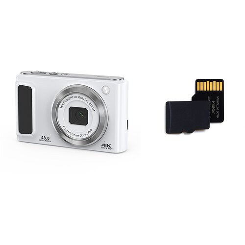 INF Digitalni fotoaparat DC308 HD s kartico 32GTF (EU vtič) White, (22127106) Cene