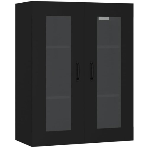 VidaXL viseča stenska omarica črna 69,5x34x90 cm, (20654716) Slike