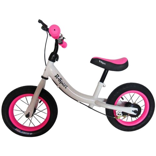  Bicikl bez pedala R3 bijelo - rozni Slike
