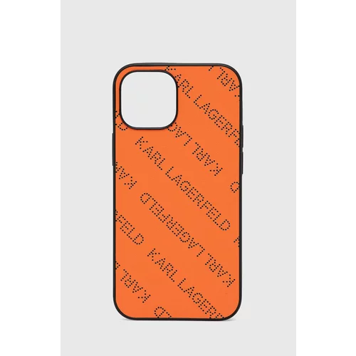 Karl Lagerfeld Etui za telefon Iphone 13 Mini 5,4'' oranžna barva