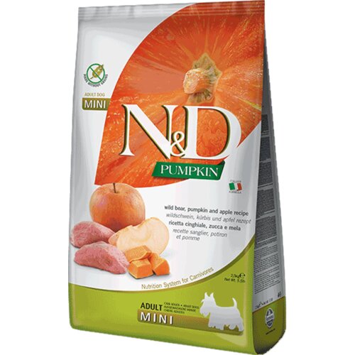N&d Pumpkin Hrana za pse Mini Adult, Bundeva & Divlja Svinja - 1 kg – RINFUZ Slike